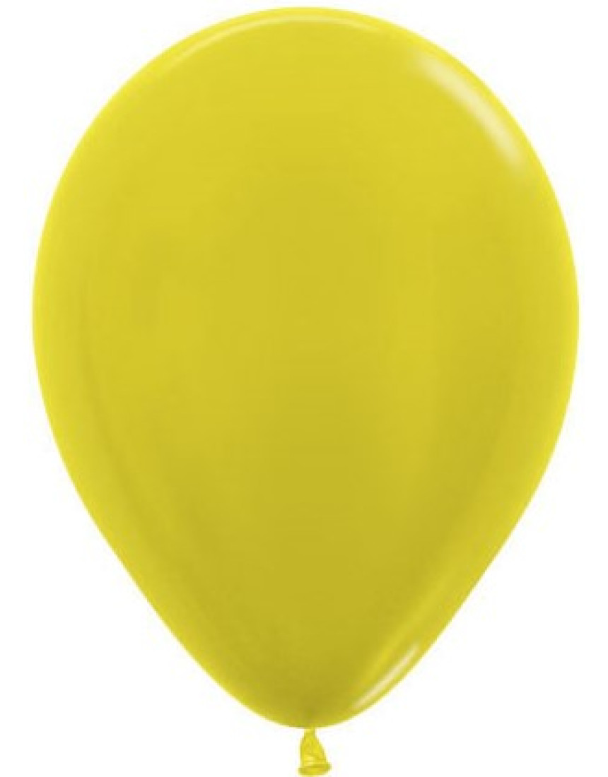 Шар МЕТАЛЛИК жёлтый